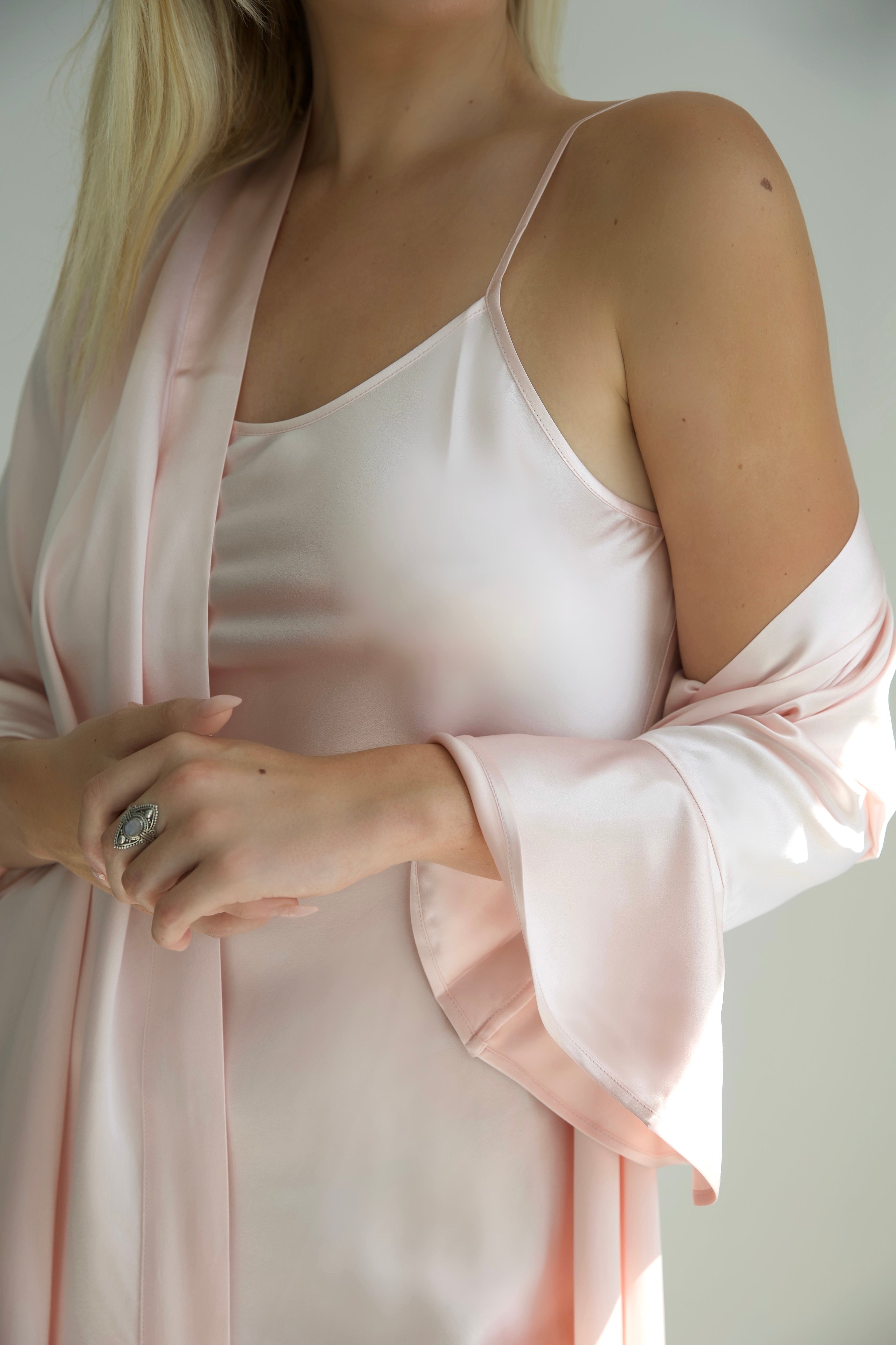 The Set (Silk Robe & Nightgown)